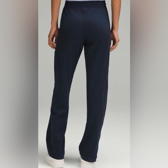 lululemon athletica Pants - Lululemon Soft Jersey Straight-Leg Mid-Rise Pant *Regular - True Navy
